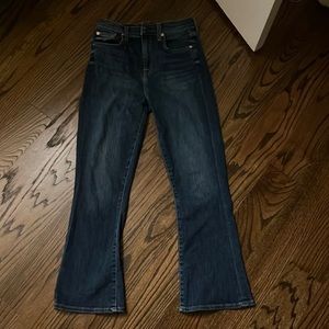 7 for all man kind slim kick high waist jeans